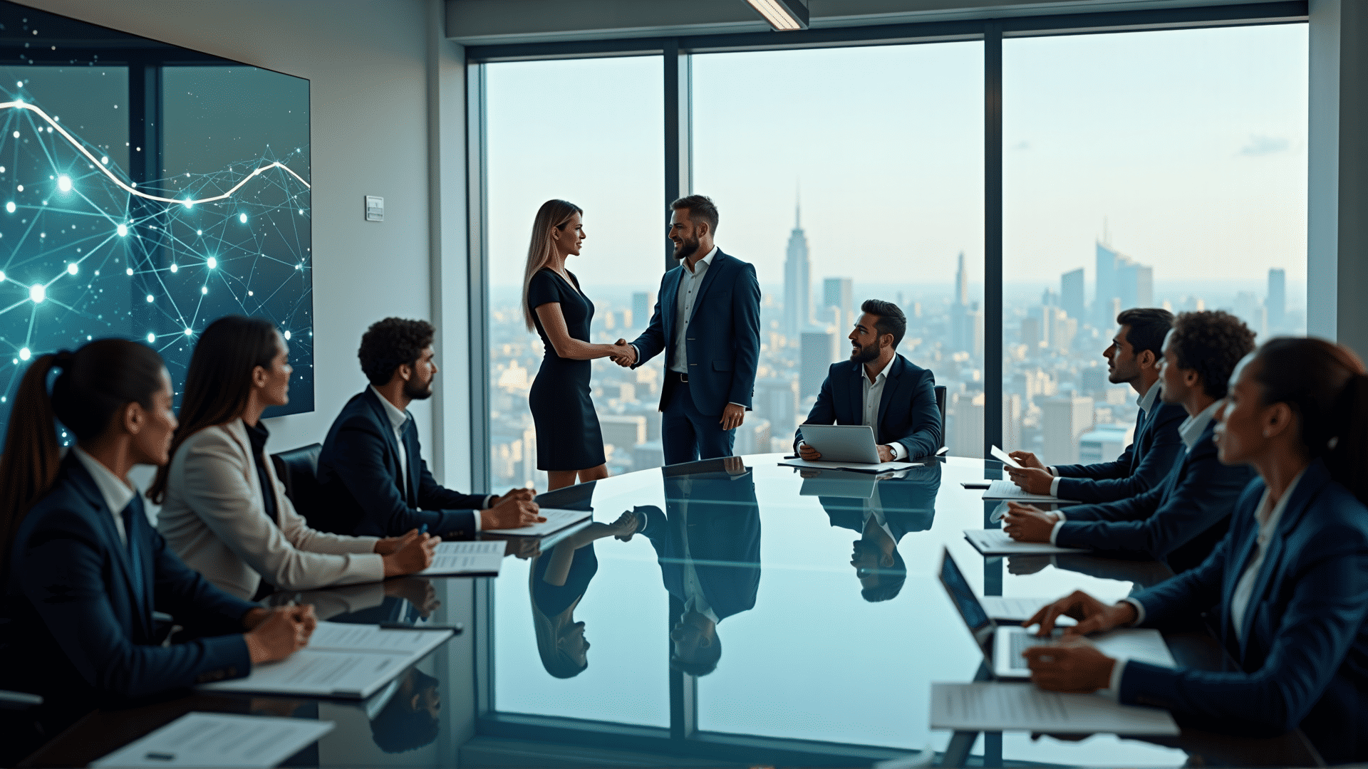 Collaboration symbolizing strategic partnerships